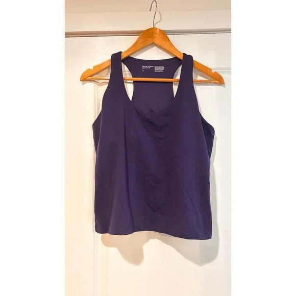 24/7 by Soma Racerback Tank Top‎ Navy Blue Women's Large Athleisure - Picture 6 of 6